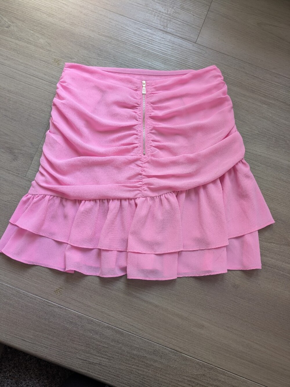 Hello Molly Pink Ruffled Mini Skirt - Picture 2 of 13